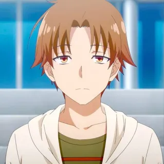 ⭐ 45c7ee5b Ayanokoji Kiyotaka Classroom of the Elite アニメ, よう実, 綾小路, 清隆, 学校, シリアス telegram sticker