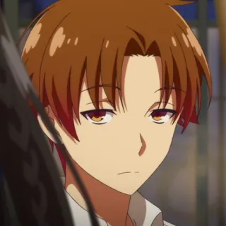 ⭐ 4e6b6590 Ayanokoji Kiyotaka Classroom of the Elite アニメ, よう実, 綾小路, 清隆, キャラクター telegram sticker