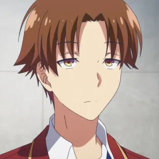 ⭐ 9ca8e461 Ayanokoji Kiyotaka Classroom of the Elite アニメ, キャラクター, ようこそ実力至上主義の教室へ, 綾小路清隆, ティーン telegram sticker