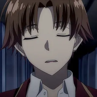 ⭐ b121b5c8 Ayanokoji Kiyotaka Classroom of the Elite アニメ, マンガ, よう実, 綾小路, 清隆 telegram sticker