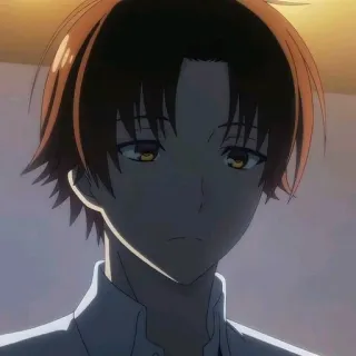 ⭐ b7d49566 Ayanokouji Kiyotaka Classroom of the Elite アニメ, よう実, 綾小路清隆, ポートレート, 男性, キャラクター telegram sticker