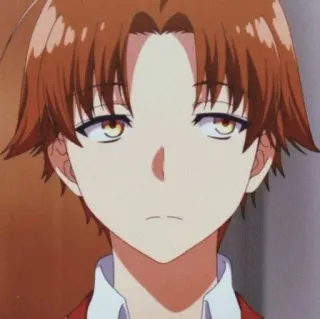 ⭐ b7ff44d2 Ayanokoji Kiyotaka Classroom of the Elite アニメ, よう実, 綾小路, 清隆, 学校, 生徒 telegram sticker