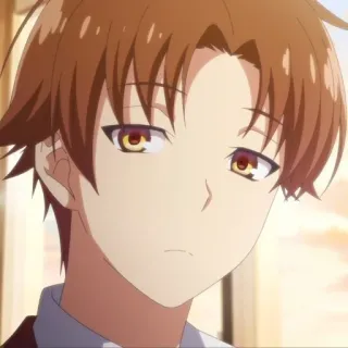 ⭐ bf45e2a0 Ayanokoji Kiyotaka Classroom of the Elite アニメ, よう実, 綾小路, 清隆, アニメキャラ telegram sticker