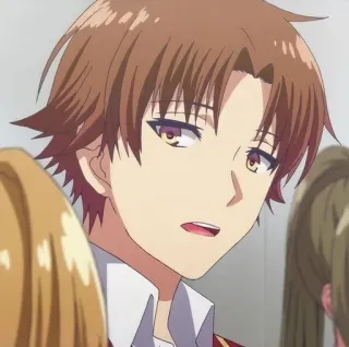 ⭐ c3a891c7 Ayanokoji Kiyotaka Classroom of the Elite アニメ, ようこそ実力至上主義の教室へ, 綾小路清隆, 学校, キャラクター telegram sticker