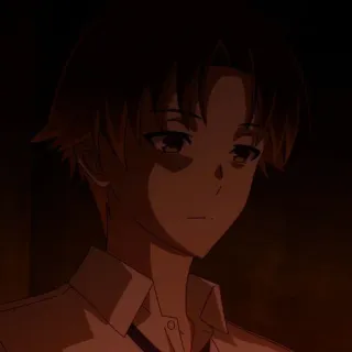 ⭐ f6404bb0 Ayanokoji Kiyotaka Classroom of the Elite アニメ, アニメ 男の子, 綾小路清隆, ようこそ実力至上主義の教室へ, 教室, 学校, 男の子, 漫画 telegram sticker