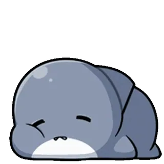 胖鯊魚鯊西米2 @Stickers_AChansp telegram stickers