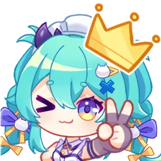 👑 e1a9b5de Anime, Fofo, Desenho animado, Personagem, Kawaii telegram sticker
