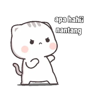 😡 b8793373 apa hah?
nantang chat, mignon, animal, dessin animé telegram sticker