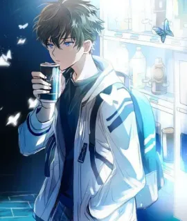 Anime boy @Sticker_Mania_Channel telegram stickers