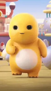 ✨ 37b17bc7 kartun, animasi, lucu, kuning, bayi, karakter whatsapp sticker