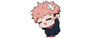 ✨ 2f6c4621 Yuji Itadori Jujutsu Kaisen Anime, Mangá, Chibi, Fofo, Adesivo, Jujutsu Kaisen, Yuji Itadori whatsapp sticker