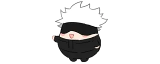 ✨ 64e0c02f Satoru Gojo Jujutsu Kaisen Anime, Mangá, Chibi, Gojo, Jujutsu Kaisen whatsapp sticker