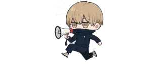 ✨ 65803043 Anime, Mangá, Chibi, Megafone, Animação, Personagem whatsapp sticker