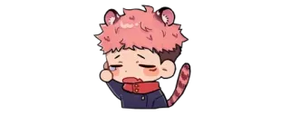 ✨ 7ec08f6f Yuji Itadori Jujutsu Kaisen Anime, Sticker, Mangá, Fofo, Yuji Itadori, Jujutsu Kaisen whatsapp sticker
