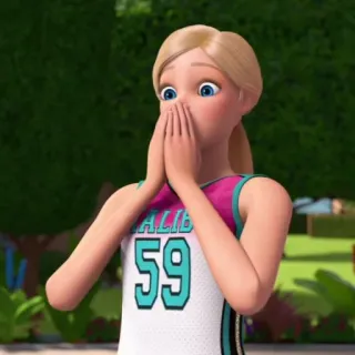 💗 1cfc3a4e 59 ผมบลอนด์, การ์ตูน, ตัวละคร, ประหลาดใจ, แอนิเมชั่น telegram sticker