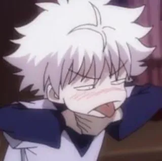 🔰 d64a23f6 Killua Zoldyck Hunter x Hunter anime, killua, hunter x hunter, cartoon, character telegram sticker