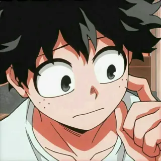 🧡 ed287d78 Izuku Midoriya My Hero Academia anime, manga, My Hero Academia, Izuku Midoriya, Deku telegram sticker