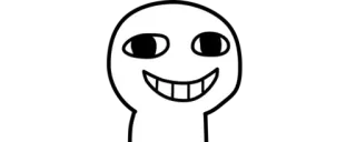 ✨ c968177f personnage, noir et blanc, simple telegram sticker