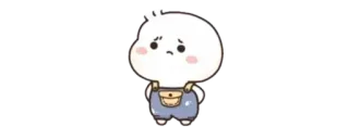 ✨ ea9d975b Dessin animé, Personnage, Mignon, Triste telegram sticker