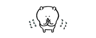 👑 6576af6e oso, lindo, dibujos animados, emoji, sticker, animal whatsapp sticker