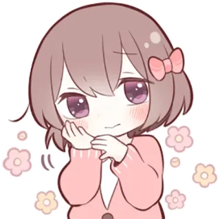 😳 d76f7d35 สาวอนิเมะ, คาวาอิ, น่ารัก, การ์ตูน, ตัวละคร, สติกเกอร์, มังงะ, ดิจิทัลอาร์ต telegram sticker