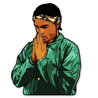 HOOD @RAPMUSICTIME telegram stickers