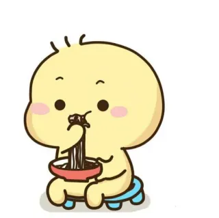 🐮 a4b6d83a Cartoon, Essen, Nudeln, Kawaii, Süß, Lebensmittel whatsapp sticker