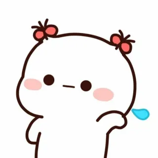 🐮 b862916a süß, kawaii, Cartoon, traurig, Träne, simpel, Figur whatsapp sticker