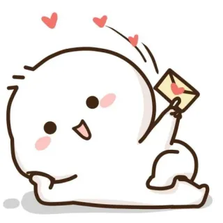 🐮 d5f0e251 Cartoon, Süß, Figur, Stinkefinger, Beleidigend, Sticker whatsapp sticker