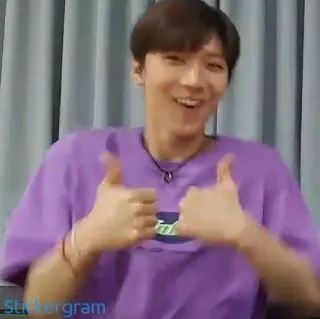 👍 b48eb134 ยกนิ้วโป้ง, คน, ยิ้ม, เชิงบวก, สบายๆ telegram sticker