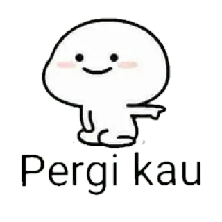 😀 953b4135 Pergi kau telegram sticker