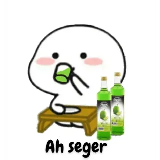 😀 47646099 Ah seger drink, juice, refreshing, melon telegram sticker