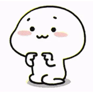 😀 dc46a948 cartoon, cute, blush, character, kawaii telegram sticker