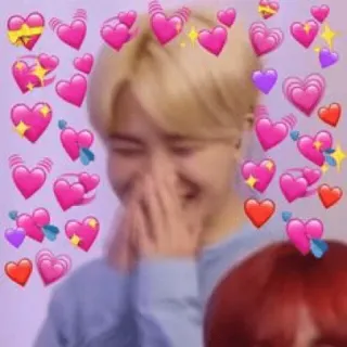 😀 37cdc68c coeurs, amour, affection, fête, emoji, joyeux, mignon, contenu de fan, kpop whatsapp sticker