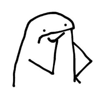 😀 3c5ba8f2 Hoạt hình, Bản vẽ, Hình que, Meme, Hài hước telegram sticker