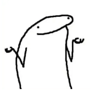 😀 466ec1ff người que, nhún vai, câu hỏi, bối rối, đơn giản, hình vẽ telegram sticker