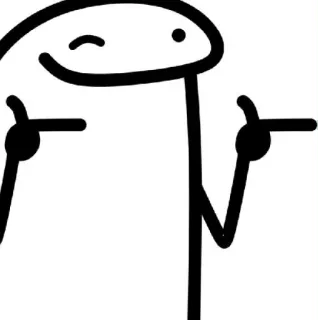 😀 ca306598 hình que, chỉ, vẽ đơn giản, tối giản, meme, Florkofcows telegram sticker