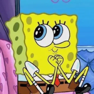 😀 e289f65e Spongebob bob esponja, dibujos animados, nickelodeon, mono, gracioso whatsapp sticker