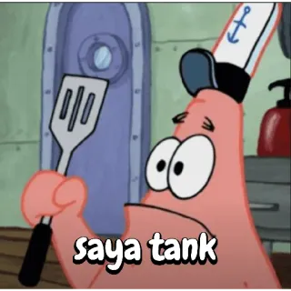 π 3818bde4 Patrick Star Spongebob Squarepants saya tank patrick, spongebob, cartoon, character, starfish telegram sticker