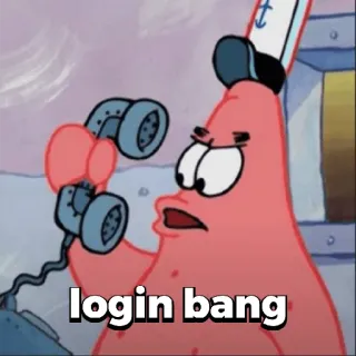 π 710d4dfb Patrick Star Spongebob Squarepants login bang patrick, cartoon, spongebob, phone telegram sticker