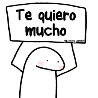 Te quiero mucho whatsapp stickers