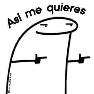 😀 1003b284 Asi me quieres Kartun, Menunjuk, Jari tengah, Gestur telegram sticker