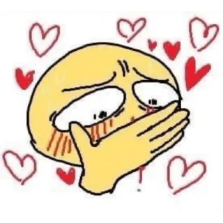 😀 69189b7e 絵文字, ハート, 愛, 悲しい, 泣く telegram sticker