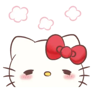 😀 b9e23673 Hello Kitty hello kitty, sanrio, kawaii, katze whatsapp sticker
