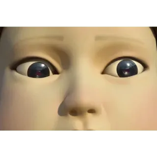 😀 414bcae6 Squid Game squid game, doll, creepy, tv show, korean drama, netflix, game telegram sticker