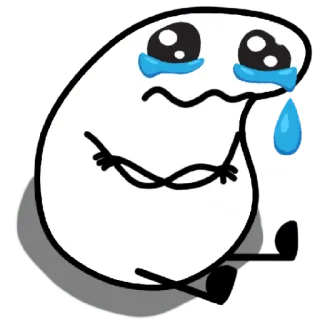 😀 44ec7dc7 menangis, sedih, emosi, air mata whatsapp sticker