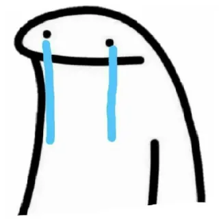 😀 0c4bdba5 weinen, traurig, tränen, cartoon, emotion whatsapp sticker