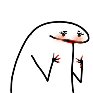 😀 abe99271 florkofcows, Cartoon, Figur, Feminin, Make-up telegram sticker