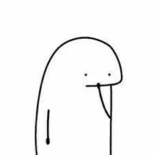 😀 dfa2c112 cartoon, character, minimalist, drawing telegram sticker