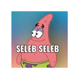 😀 4ab575e8 Patrick Star Spongebob Squarepants SELEB SELEB Cartoon, Patrick, Stern, Spongebob telegram sticker